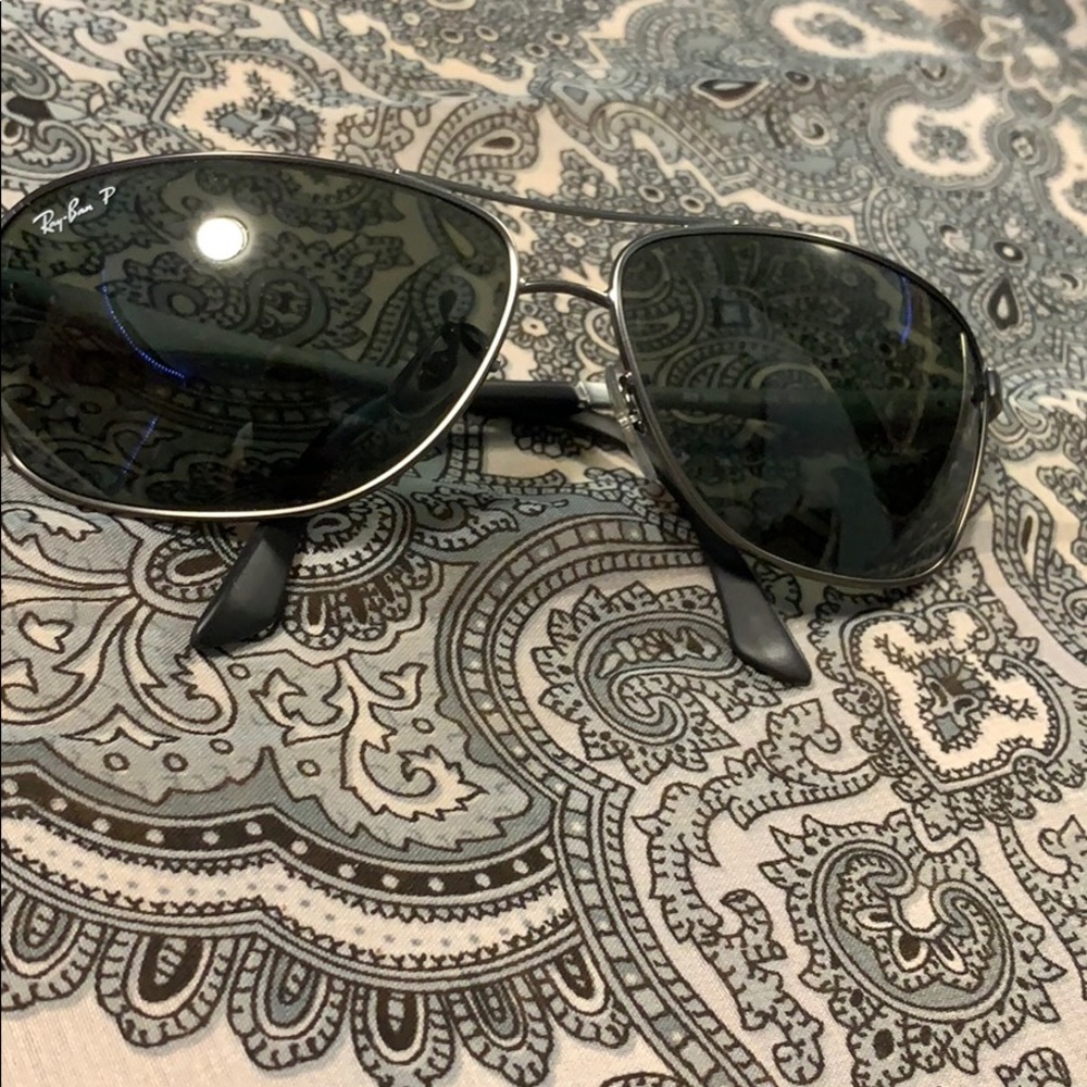 Ray bans polarized black sunglasses